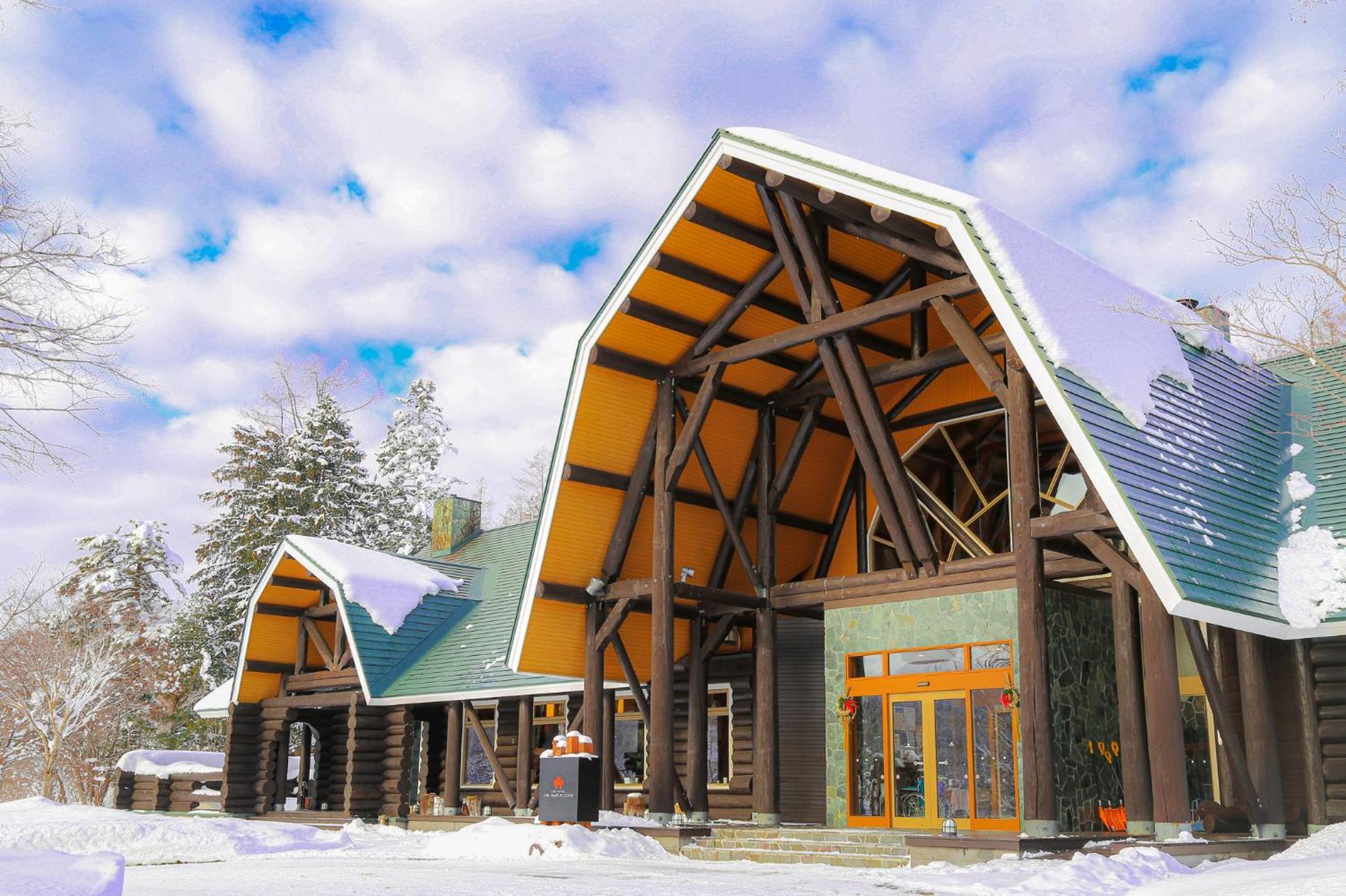 Log Hotel The Maple Lodge Iwamizawa Extérieur photo